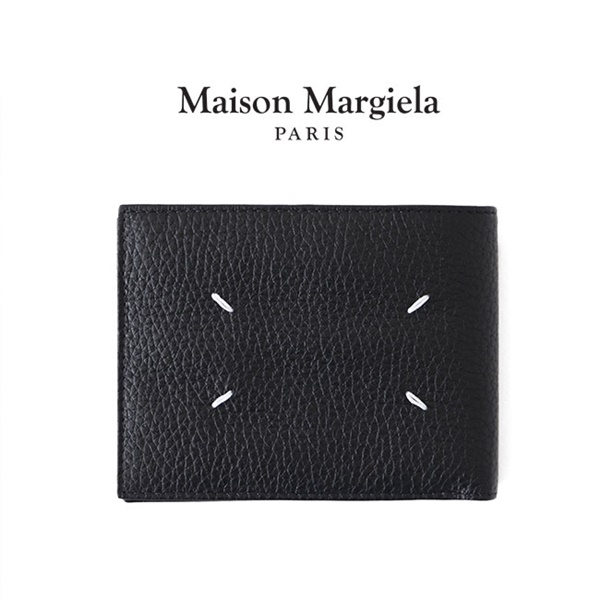 [SALE] Maison Margiela メゾンマルジェラ グレインレザー 二つ折り財布 S35UI0436 P2686