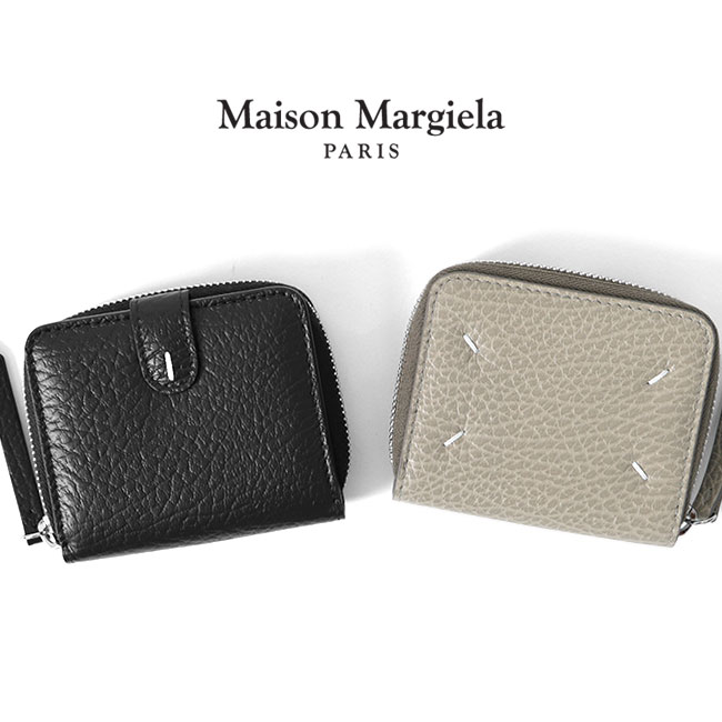 Maison Margiela メゾンマルジェラ 二つ折り レザー ジップアラウンド ミニウォレット S56UI0112 P4455 T8013 T7002