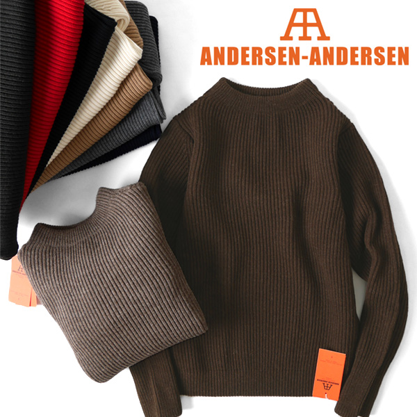 ANDERSEN-ANDERSEN アンデルセン アンデルセン クルーネック セーター 5GG (メンズ レディース)