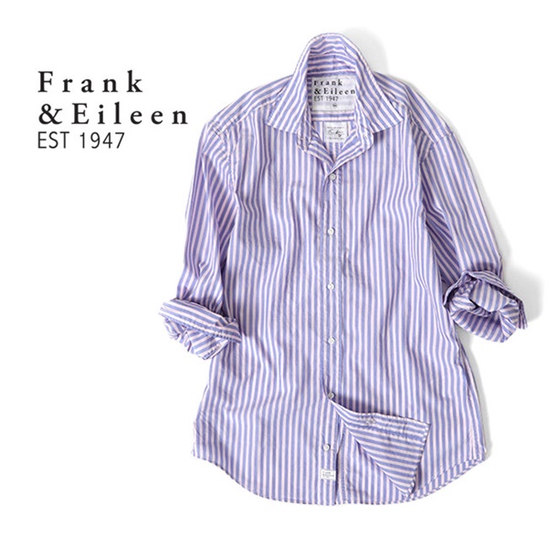 Frank&Eileen フランク&アイリーン FINBAR HBED フィンバー イタリアンコットン プレーンシャツ 3120700036