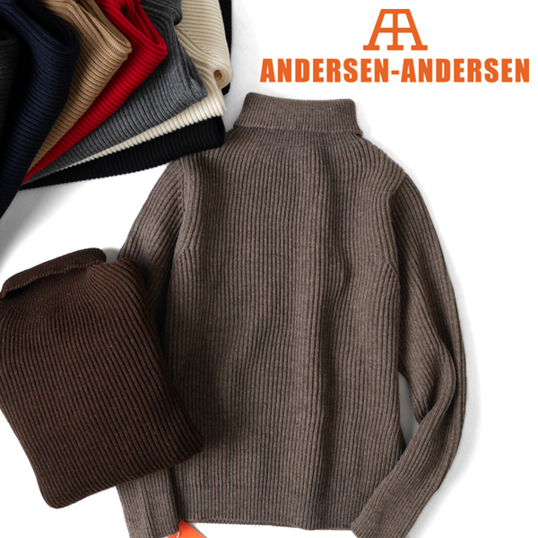 ANDERSEN-ANDERSEN アンデルセン アンデルセン タートルネック セーター 5GG ハイネック (メンズ レディース)