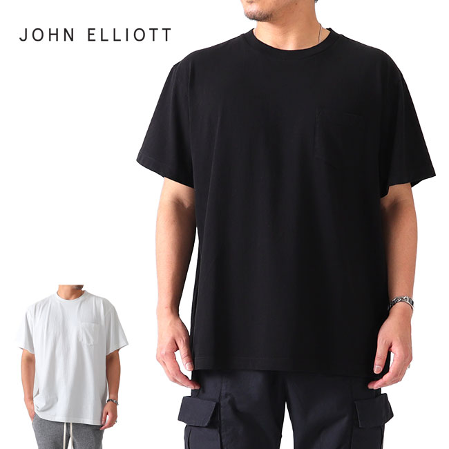JOHN ELLIOTT ジョンエリオット 胸ポケット オーバーサイズTシャツ LUCKY POCKET TEE