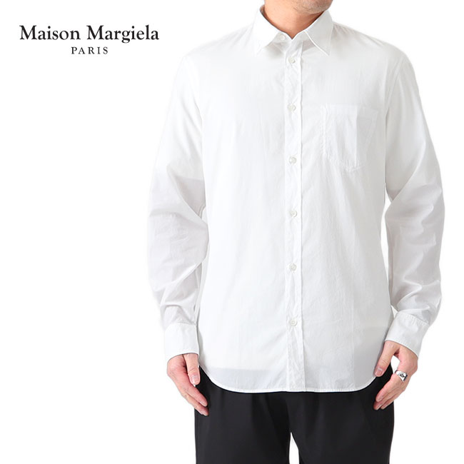 [SALE] Maison Margiela メゾンマルジェラ ガーメントダイ コットンポプリン スリムシャツ S50DL0393 S39545