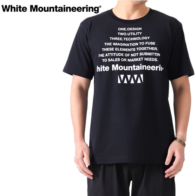 White Mountaineering ホワイトマウンテニアリング ビッグWロゴ Tシャツ WM2171534