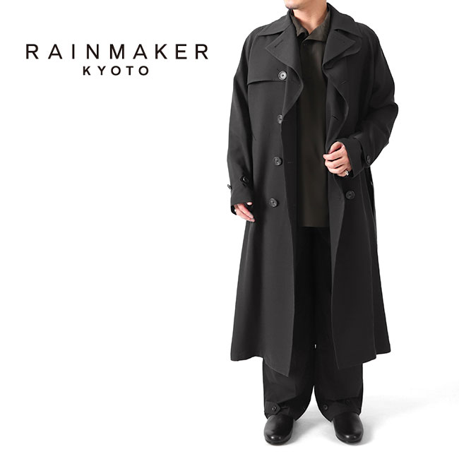 [TIME SALE] RAINMAKER レインメーカー オーバーサイズ ダブルボタン トレンチコート RM212-002