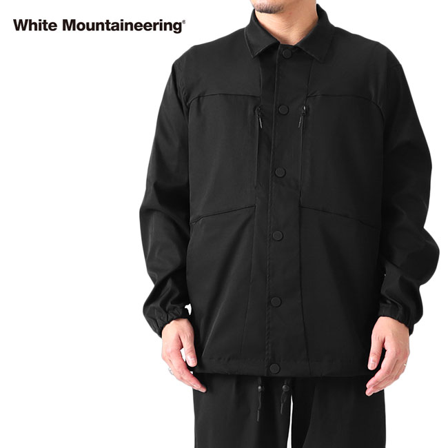 [TIME SALE] White Mountaineering ホワイトマウンテニアリング ストレッチ ツイル バックロゴ コーチジャケット WM2173207