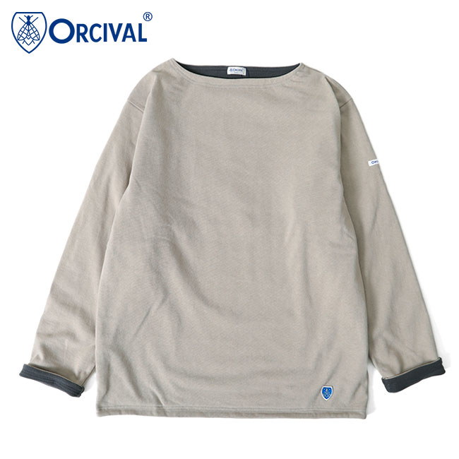 ORCIVAL オーシバル フリースライニング コットンロード ボーダー バスクシャツ RC-9104