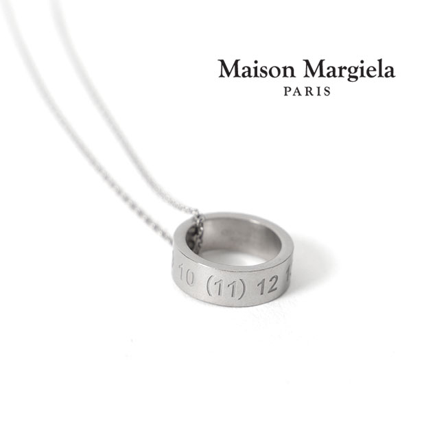 Maison Margiela メゾンマルジェラ ミニリング&チェーンネックレス SM1UU0028 S12967