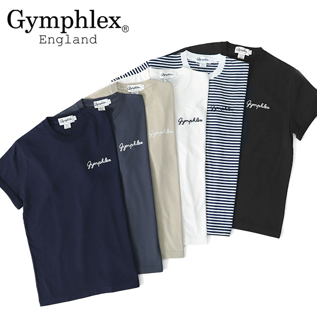 GYMPHLEX ジムフレックス ロゴ刺繍Tシャツ J-1155 CH