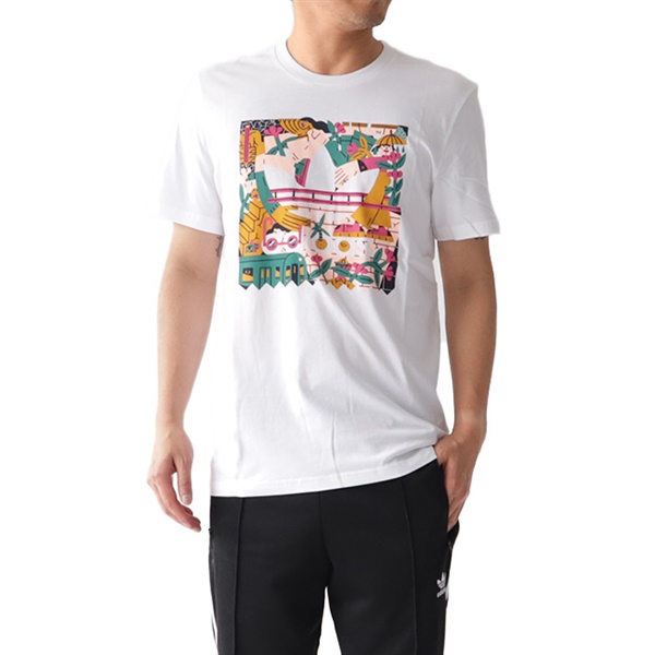 [SALE] adidas アディダススケートボーディング ボックスアートロゴTシャツ DU8362