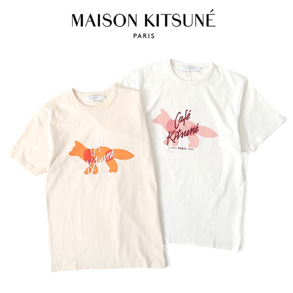 Maison Kitsune メゾンキツネ カフェキツネ クラシック フォックスロゴTシャツ SPCKU00116