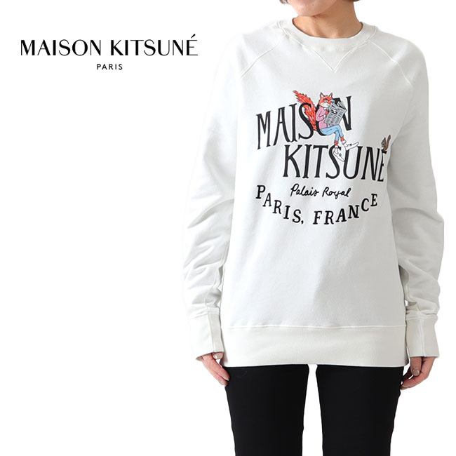 [TIME SALE] Maison Kitsune × OLYMPIA メゾンキツネ オリンピア パレロワイヤル NEWS コラボ スウェット IM00302KM0001