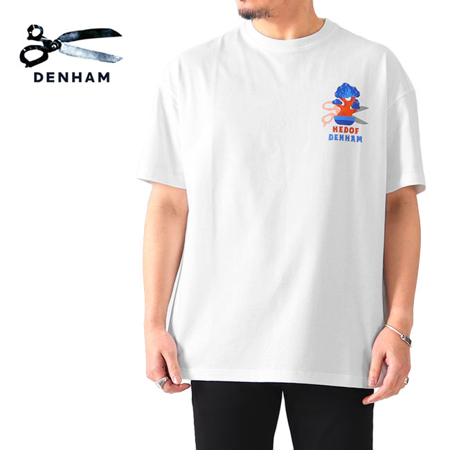 DENHAM × HEDOF デンハム へドフ オーバーサイズ ボンサイ コラボ Tシャツ HXD BONSAI BOX TEE HCJ