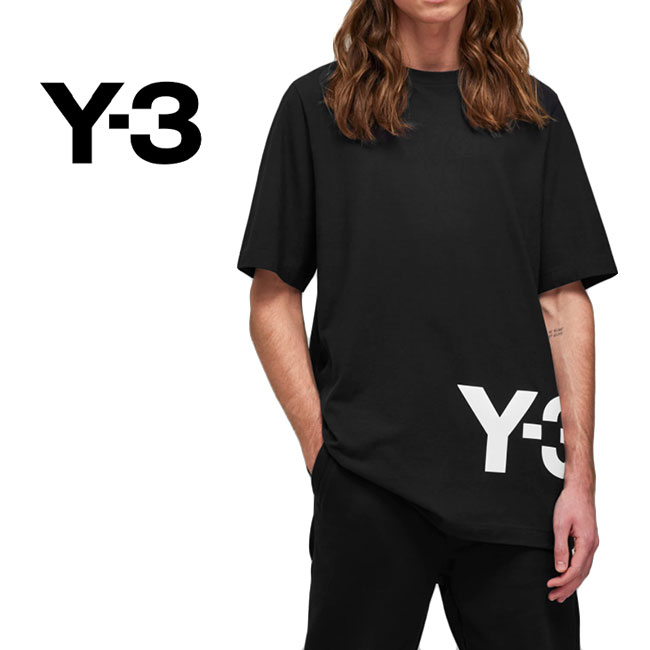 Y-3 ワイスリー チェスト ビッグロゴ Tシャツ HG6093