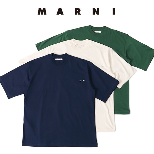 MARNI マルニ 3枚セット 3P ミニロゴ パックTシャツ HUMU0223EX UTCZ68 00W11