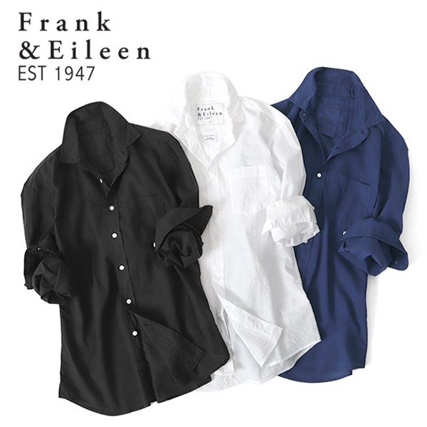 Frank&Eileen フランク&アイリーン LUKE ORGANIC VOILE ルーク オーガニック コットンボイルシャツ 3620700009