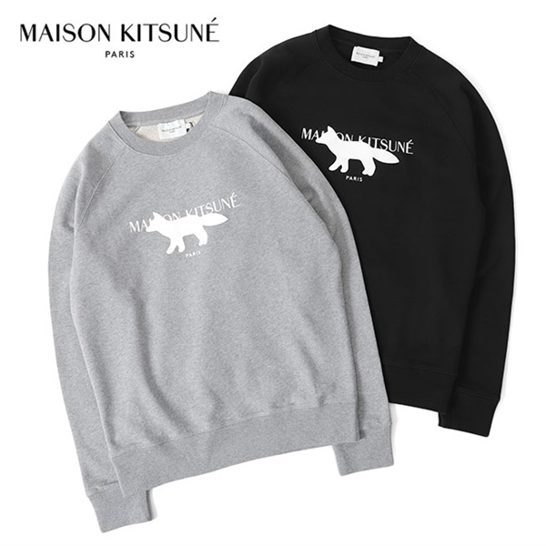 Maison Kitsune メゾンキツネ フォックススタンプ ロゴ スウェット JM00307KM0001