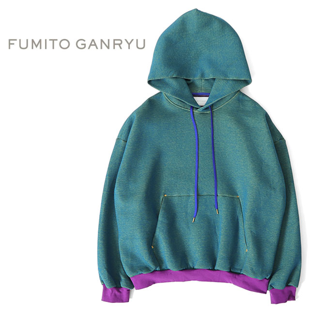FUMITO GANRYU フミトガンリュウ サイドジップ オーバーサイズ プルオーバー パーカー Fu8-Cu-01